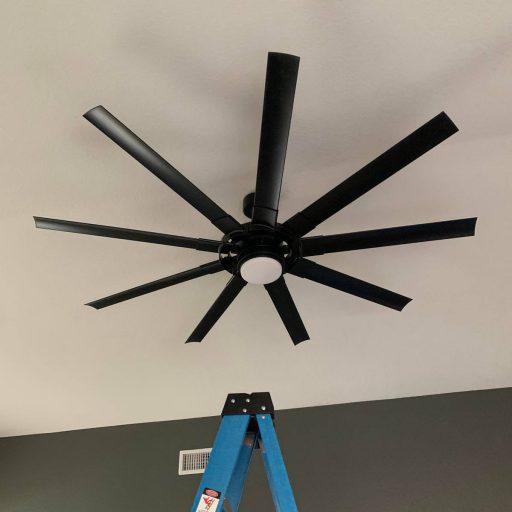 Celing fan installation